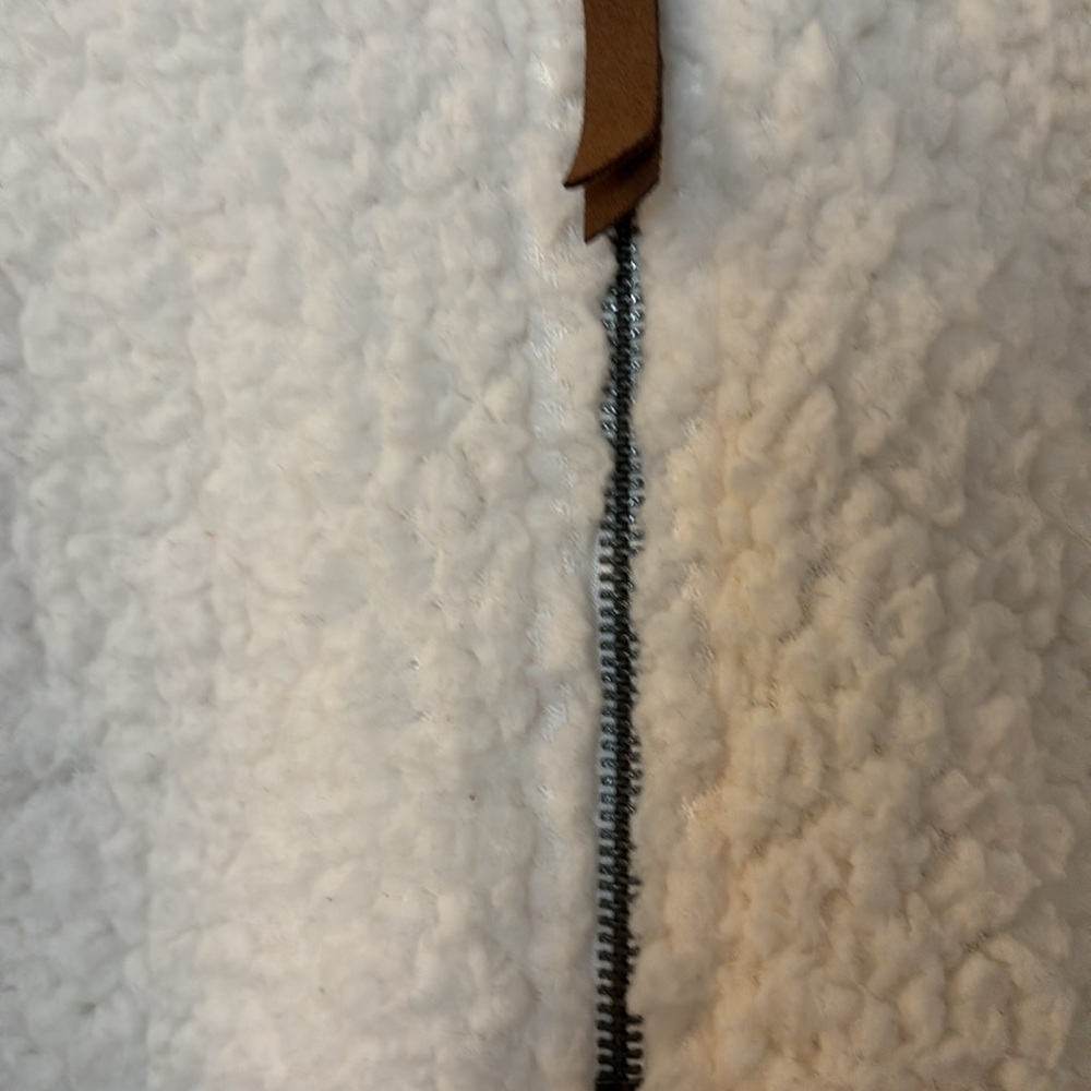 Time and Tru Teddy Bear Sherpa Pullover / XL - Picture 3 of 5